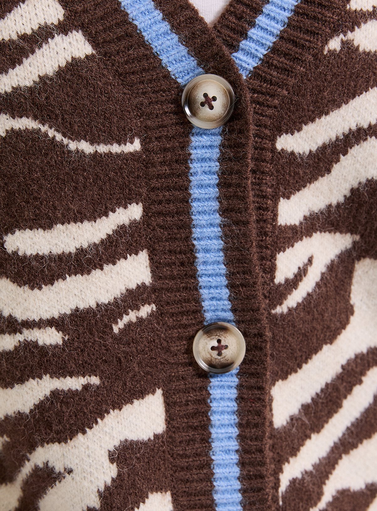 DOROTHY PERKINS Animal Knitted Cardigan XL - Image 5 thumbnail